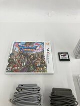 Nintendo 3DS LL 本体 RED-001 / ソフト ドラゴンクエストIX / ドラゴンクエストXI おまとめセット 未初期化ジャンク品【CEAL9017】_画像3