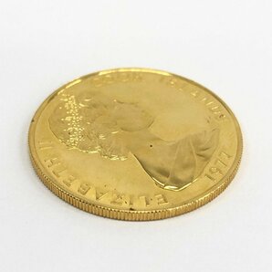 K22 クック諸島 エリザベス2世 25周年記念 100ドル金貨 総重量9.8g【CDBD7094】の画像6
