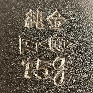 K24 純金小判 1000刻印 総重量15.0g【CDBD7054】の画像3