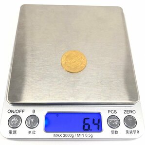 K21.6 金貨幣 フランス 20フラン 重量6.4g【CEAA7034】の画像7