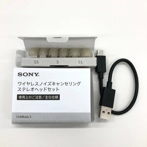 SONY ソニー ワイヤレスイヤホン LINKBUDS S 通電○ YY2950【CEAB1030】の画像9