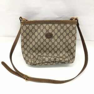 GUCCI オールドグッチ GGPVC ショルダーバッグ【CEAE6014】