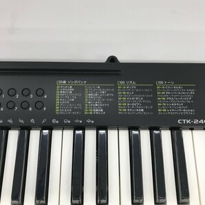 CASIO カシオ 電子キーボード 箱付 CTK-240【CEAE8009】※送料着払い※の画像4