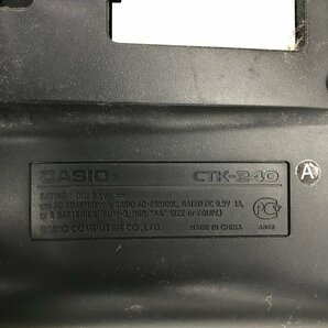 CASIO カシオ 電子キーボード 箱付 CTK-240【CEAE8009】※送料着払い※の画像6