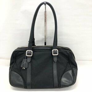 PRADA プラダ ボストンバッグ 黒【CEAE6039】の画像2