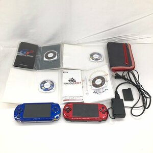 SONY PSP 本体 PSP-1000 / PSP-3000 付属品 ソフト 頭文字D 他 まとめ 通電未確認【CEAG1026】