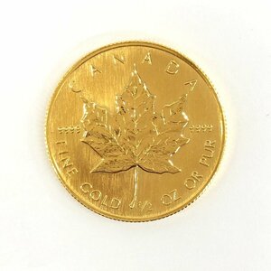 K24IG　カナダ　メイプルリーフ金貨　1/2oz　1988　総重量15.5g【CEAB6017】