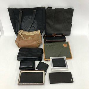 HUNTING WORLD / dunhill / Calvin Klein / Paul Smith / ラコステ ほか バッグ 財布 キーケース 11点まとめ【CEAG4007】