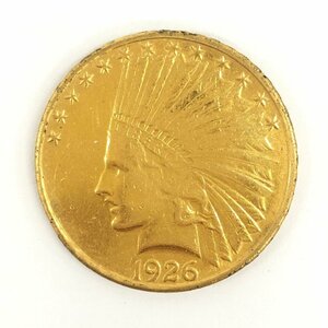 K21.6 アメリカ インディアンヘッド イーグル金貨 総重量16.5ｇ【CEAC6028】