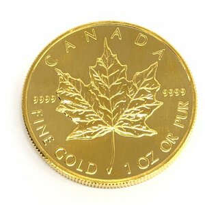 K24IG Canada Maple leaf gold coin 1oz 1995 gross weight 31.1g[CEAG7088]