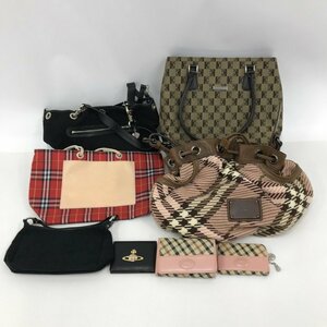 BURBERRY ブルーレーベル / Vivienne Westwood / DAKS / agnes b. ほか バッグ 財布 ケース 8点まとめ【CEAG4006】