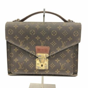 Louis Vuitton　ルイヴィトン　モノグラム　モンソー　ハンドバッグ　M51185/9001 A2【CEAH7044】