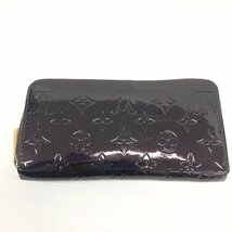 LouisVuitton　ルイ・ヴィトン 財布　モノグラム　ヴェルニ　ジッピーウォレット　アマラント　M93552/CA2099【CEAI7035】_画像2