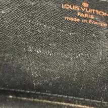 LOUIS VUITTON ルイ ヴィトン エピ ポシェット オム セカンドバッグ クラッチバッグ ノワール ブラック ゴールド金具 M52522【CEAN4043】_画像9