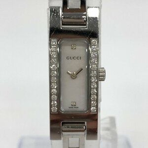 GUCCI グッチ ストーン付き腕時計 SS 3900L 0399251 クオーツ 箱付き 不動品【CEAL0028】