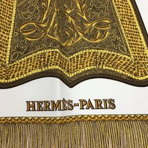 HERMES エルメス スカーフ カレ90 箱付きシルク【CEAL4046】_画像6