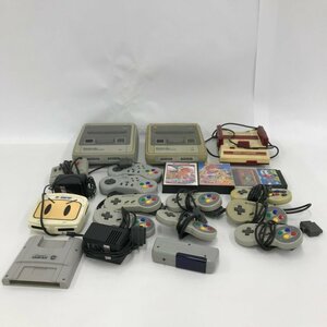 Nintendo ニンテンドー ファミリーコンピューター 本体 HVC-001×2 / コントローラー×8 / ソフト 他 おまとめセット【CEAL9026】