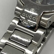 GUCCI グッチ 腕時計 SS 8900L 0017985 クオーツ 箱付き 稼働品【CEAL0013】_画像7