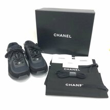 CHANEL　シャネル　レディース　スニーカー　ココマーク　サイズ36　箱付き　付属品付き【CEAL7009】_画像2