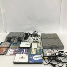 PlayStation プレイステーション 本体 SCPH-1000 / SCPH-5500 /SCPH-7000 / コントローラー×4 / ソフト おまとめセット【CEAL9030】_画像1