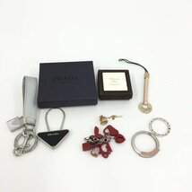 FENDI / BVLGARI / Christian Dior / PRADA / MICHAEL KORS キーリング タイピン ほか 7点まとめ シルバー総重量11.6g【CEAL4024】_画像1