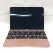 Apple　MacBook　A1534　Retina/12-inch/Early2016　ローズゴールド　通電×・起動×・未初期化　ジャンク【CEAM6002】_画像1