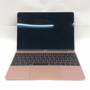 Apple　MacBook　A1534　Retina/12-inch/Early2016　ローズゴールド　通電×・起動×・未初期化　ジャンク【CEAM6002】