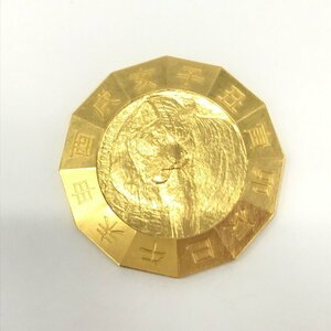 純金 1000刻印 干支 金メダル 20.7g【CEAL8021】