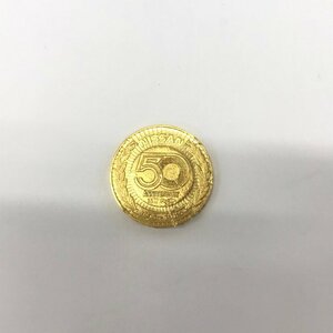 純金 1000刻印 日産50周年記念金コイン 11.1g【CEAL8067】