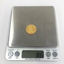K22　アメリカ　イーグル金貨　1/4oz　10ドル　総重量8.6g【CEAH0024】_画像8