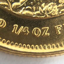 K22　南アフリカ共和国　クルーガーランド金貨　1/4oz　1980　総重量8.5g【CEAH0028】_画像4
