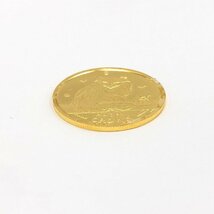K24IG マン島 キャットコイン Au.1/5oz 金貨 総重量6.2ｇ【CEAL6027】_画像3