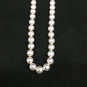 MIKIMOTO　ミキモト　K18　パールネックレス　6.9mm　総重量64.3g【CEAN7011】