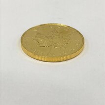 K24 純金 メイプルリーフ金貨 1/2オンス 15.6g【CEAL8029】_画像3