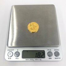 K24　純金メダル　ミュンヘンオリンピック記念　1000刻印　総重量18.2g【CEAH0015】_画像8