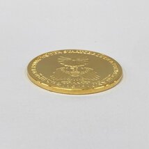 K24　純金メダル　天皇皇后両陛下御外遊記念　総重量25.0g【CEAM9001】_画像3