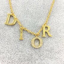 Christian Dior　クリスチャンディオール　ロゴ　ネックレス【CEAN7048】_画像1