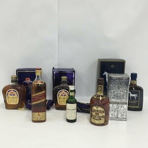 Chivas Regal / JOHNNIE WALKER / CROWN ROYAL / WHITE HORSE another 190~750ml 40~43% whisky 6ps.@ summarize unopened overseas sake [CEAN7004]