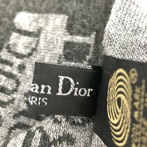 Christian Dior　ロゴ　マフラー　ウール【CEAN5020】_画像4
