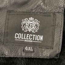 COLLECTION コレクション レザージャケット サイズ4XL【CEAN7039】_画像4