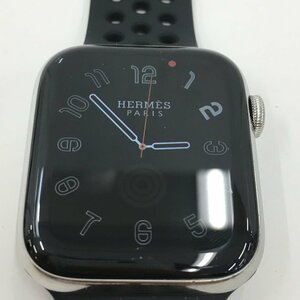 Apple Watch Hermes GPS + Cellular 44mm A2157 ステンレススチール製 付属品・箱付き 初期化済み【CEAO7029】
