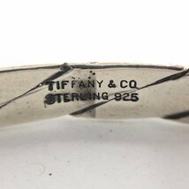 Tiffany&Co.　ティファニー　SV925　ナイフエッジ　ツイスト　バングル　総重量16.2g【CEAO3029】_画像3
