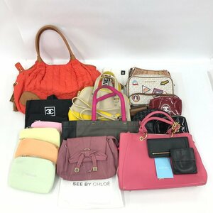 CHANEL / TORY BURCH / CELINE / See By Chloe / MICHAEL KORS ほか バッグ ポーチ 財布 20点まとめ【CEAP5025】
