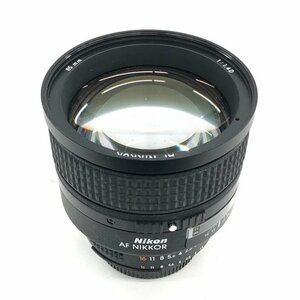 Nikon ニコン カメラレンズ 85mm 1：1.4D 【CEAO1038】