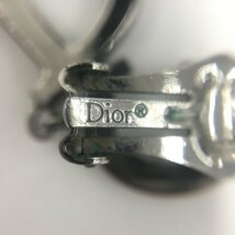 Christian Dior　クリスチャンディオール　Dロゴ　イヤリング　ラインストーン【CEAP7005】_画像4