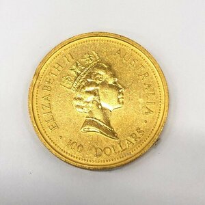 K24IG オーストラリア ナゲット カンガルー金貨 1oz 総重量31.1ｇ【CEAQ9059】