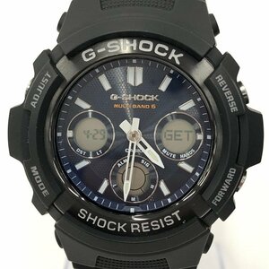 CASIO　カシオ　G-SHOCK　腕時計　AWG-M100SB　説明書　箱付き　稼働品【CEAR0028】