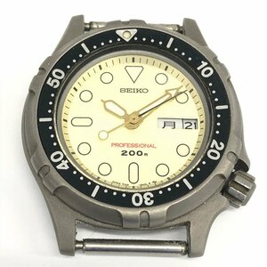 SEIKO　セイコー　QUARTZ　クオーツ　7C43-6A00　フェイスのみ　不動品【CEAS4013】