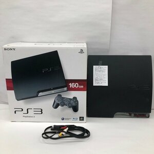 SONY ソニーPlayStation3 プレイステーション3 PS3 本体 CECH-2500A AVケーブル付 箱付【CEAT6048】