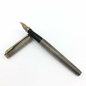 PARKER　パーカー　STERLING　SILVER　万年筆　ペン先14K 　65刻印【CEAU6015】